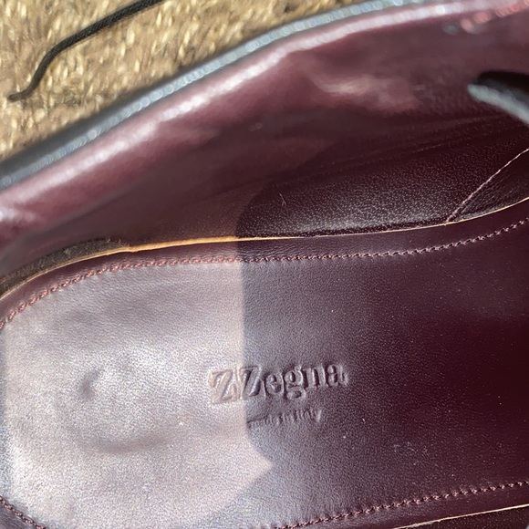 Z Zegna Black Laced Ankle High Dress Shoes - Picture 7 of 8